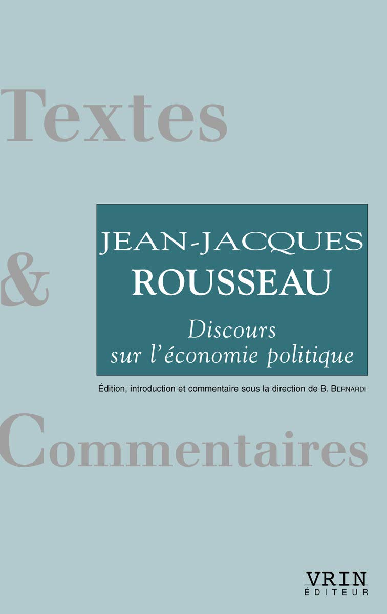 Discours sur l'économie politique book