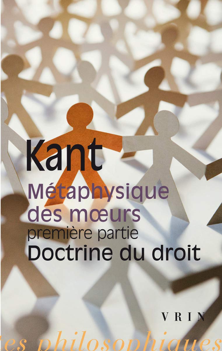 Métaphysique des moeurs, première partie: Doctrine du droit book