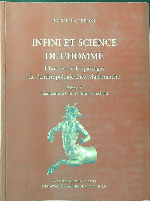 Infini et science de l'homme : l'horizon et les paysages de l'anthropologie chez Malebranche book
