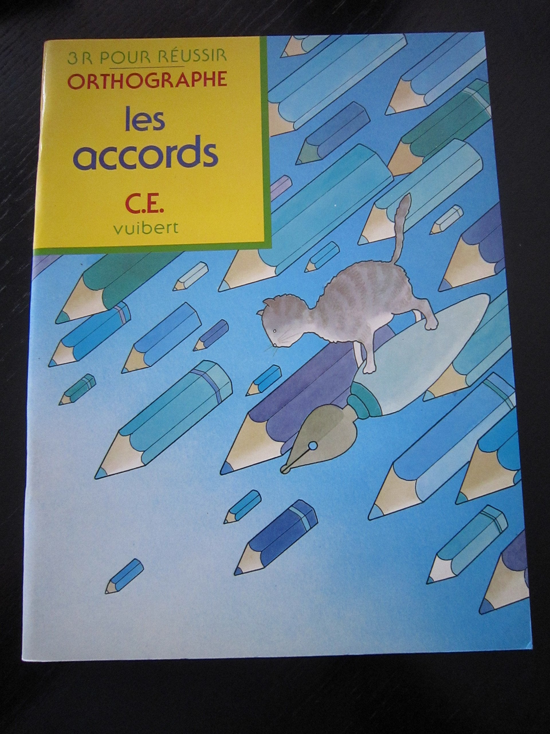 Cahier d'orthographe, les accords : cours élémentaire, cycle des apprentissages et des approfondissements Books