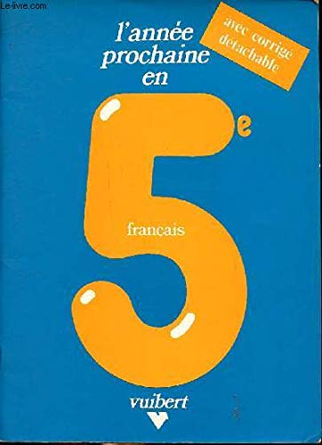 L'année prochaine en 5è avec corrgié détachable book