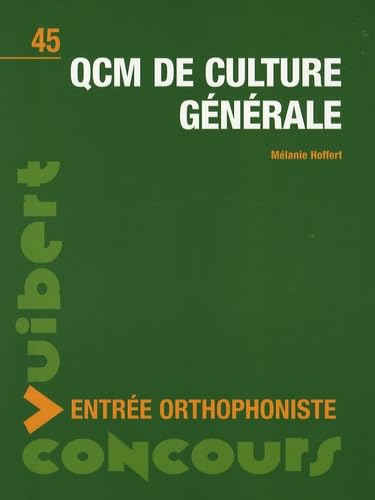 QCM de culture générale: Concours entrée orthophoniste book