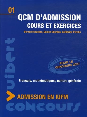QCM d'admission en IUFM: Cours et exercices Books