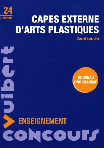 Capes externe d'arts plastiques: N°24 book