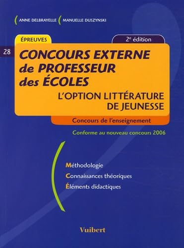 Concours externe de Professeur des Ecoles: L'option littérature de jeunesse book