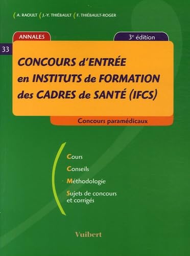 Concours d'entrée en instituts de formation des cadres de santé (IFCS) : Annales Books