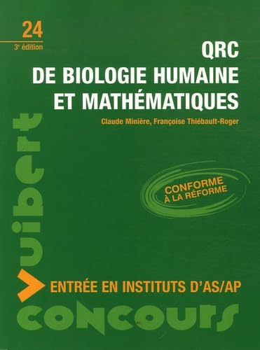 QRC de biologie humaine et mathématiques book