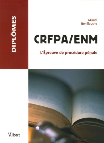 CRFPA/ENM: L'Epreuve de procédure pénale book