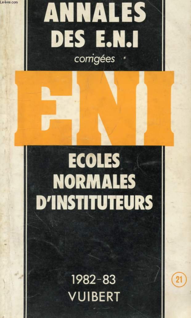 Annales des B.E.P. corrigées / Brevets d'études professionnelles français,1983,Vuibert book