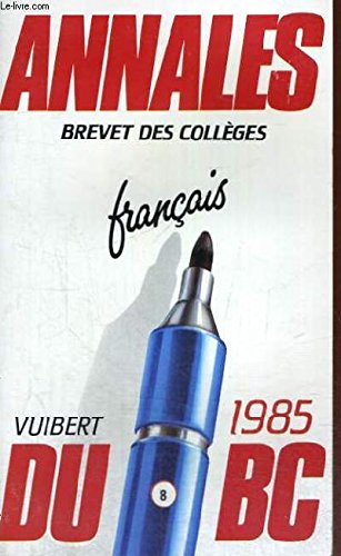 Annles brevet des collèges 85 book