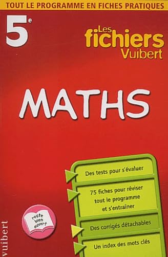 Les fichiers Vuibert : Maths, 5e book