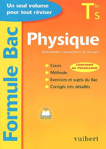Formule Bac : Physique, terminale S : Enseignement obligatoire et de spécialité book