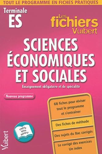 Sciences économiques et sociales Tle ES book