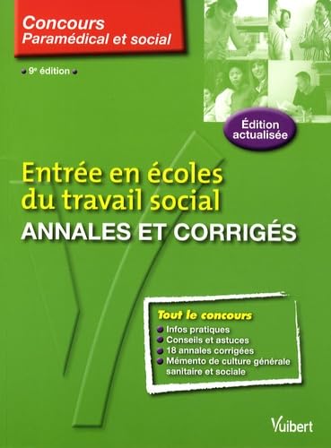 Entrée en écoles du travail social: Annales et corrigés book