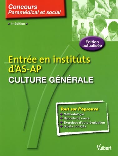 Entrée en instituts d'AS-AP: Culture générale Books