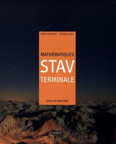 Mathématiques STAV Terminale : cours et exercises book