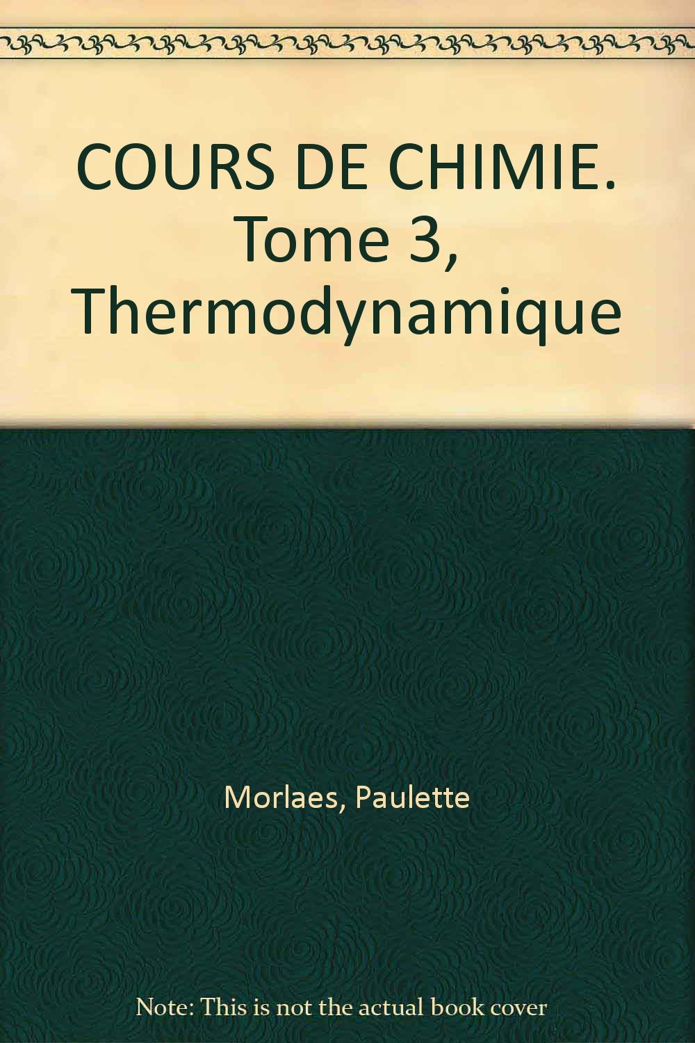 Thermodynamique chimique : mathématiques supérieures et spéciales book