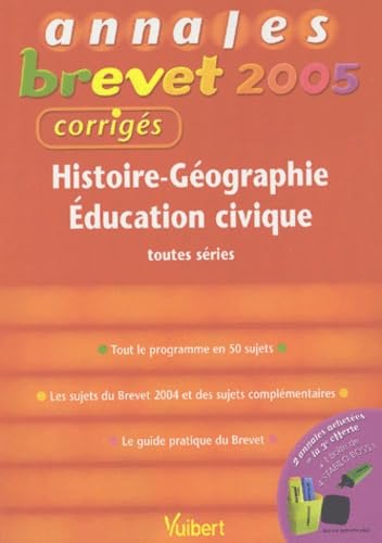 Histoire-Géographie, Education civique toutes séries: Corrigés book