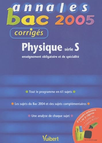 Physique bac série S: Corrigés Books