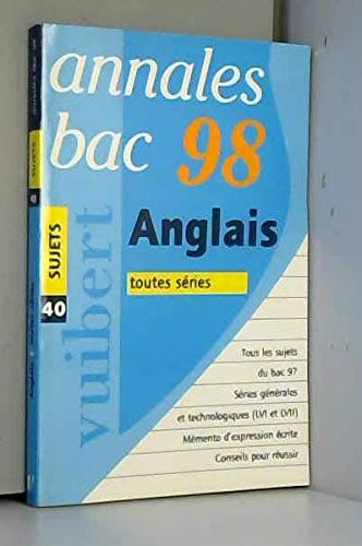 Annales 1998, anglais bac sujets, numéro 40 book