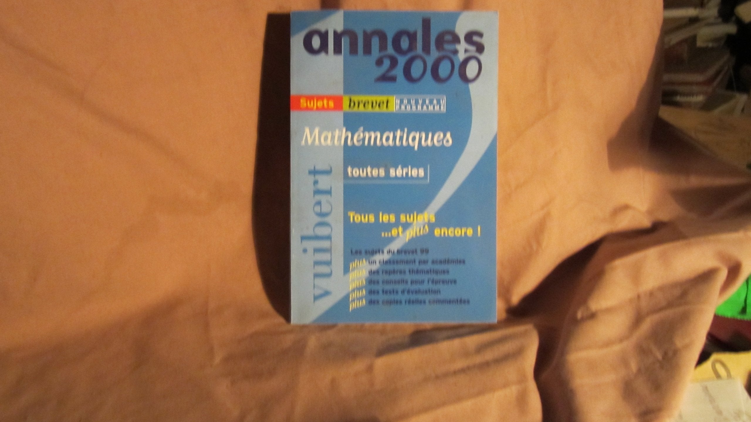 Mathématiques toutes séries, brevet corrigés numéro 10 book