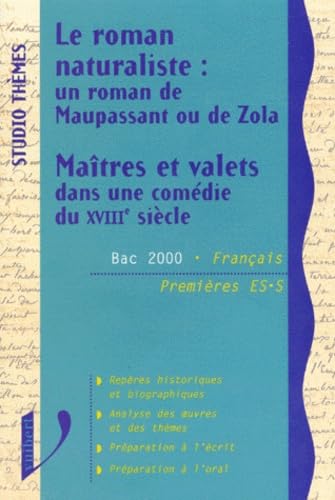 Maîtres et valets dans une comédie du XVIIIe siècle : Bac Français, premières ES, S book