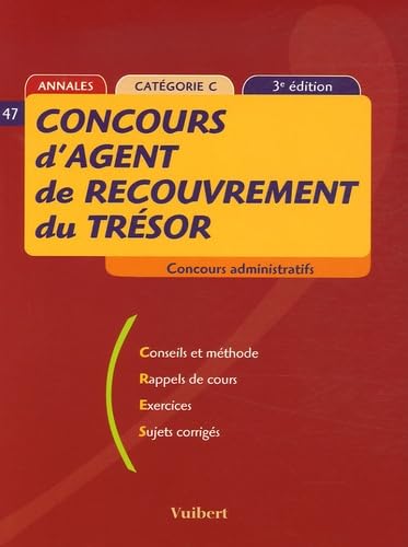 Concours d'agent de recouvrement du Trésor : Catégorie C Books