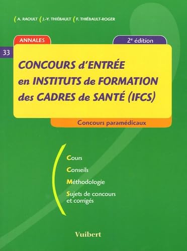Concours d'entrée en instituts de formation des cadres de santé (IFCS)2r edition 2005 book