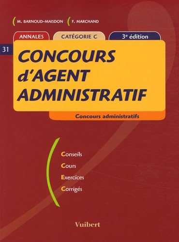 Concours d'agent administratif: Annales, Catégorie C book