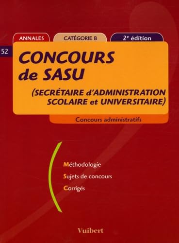 Concours de SASU (Secrétaire d'Administration scolaire et universitaire) book