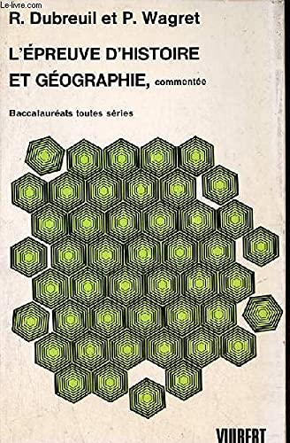 L'Épreuve d'histoire et géographie : Baccalauréat, toutes séries book