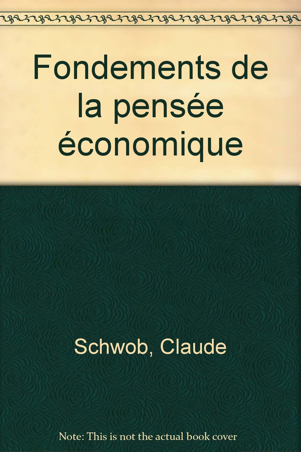 Histoire de la pensée économique book