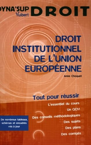 Droit institutionnel de l'Union européenne Books