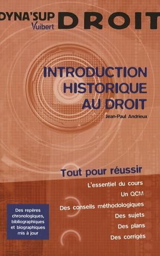 Introduction historique au droit book