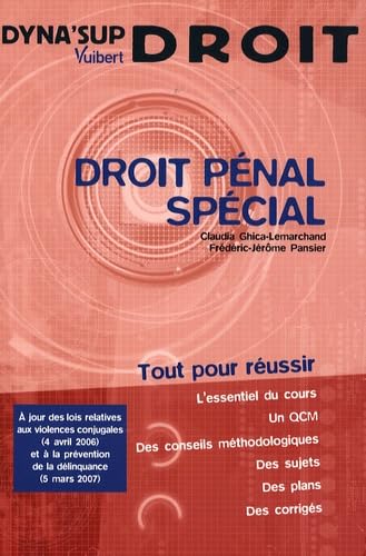 Droit pénal spécial Books