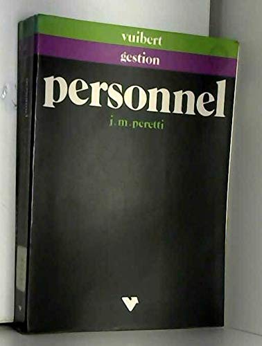 Gestion du personnel (Vuibert gestion) book