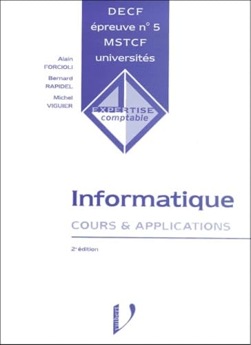 Product Image: DECF, informatique : cours et application, numéro 5