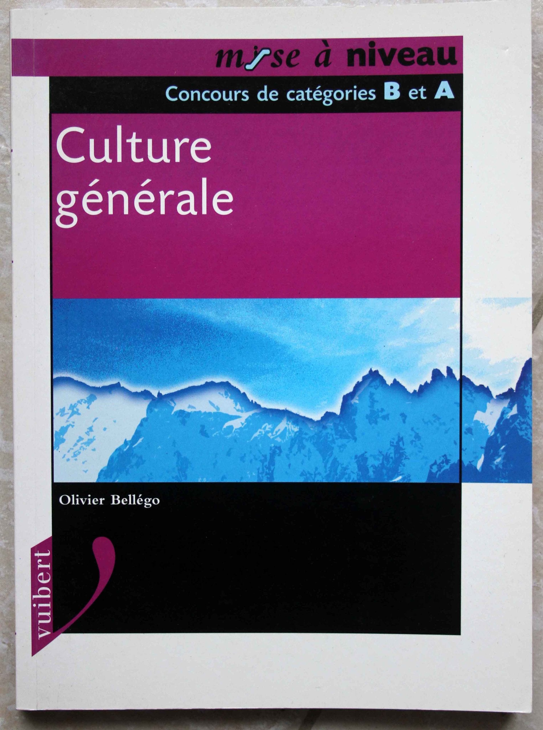 Culture générale : concours de catégorie A et B book
