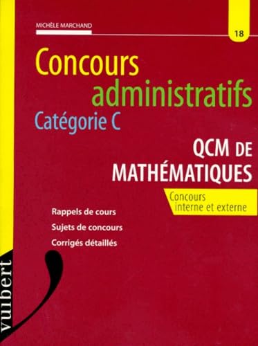 Concours Administratifs Categorie C Qcm De Mathematiques. Concours Interne Et Externe Books