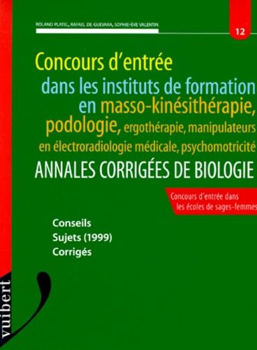 Concours d'entrée dans les instituts de formation en masso-kinésithérapie book