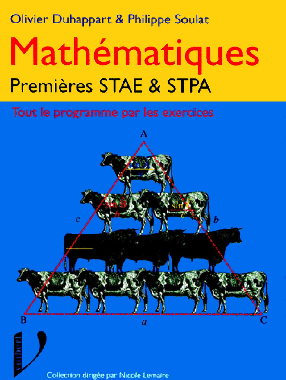 Mathématiques premières. Terminal STAE/STPA book