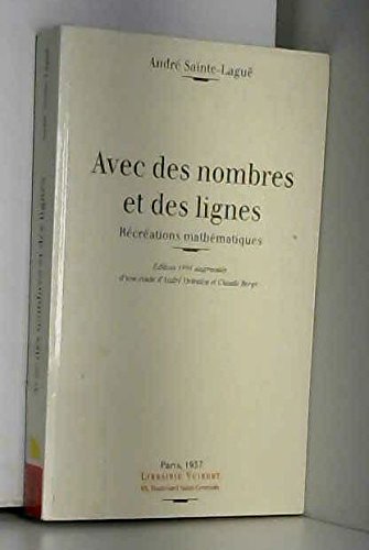 Avec des nombres et des lignes: Récréations mathématiques Books