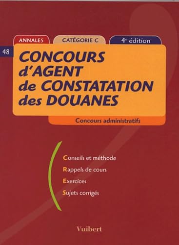 Concours d'agent de constatations des douanes annales catégorie C Books