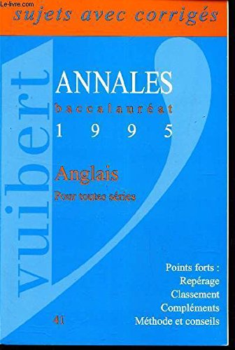Annales baccalauréat : physique-chimie, séries C et E, corrigés, 1994 book