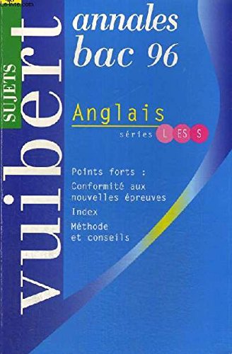 Anglais Terminale L/Es/S. Sujets, Edition 1996 book