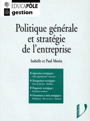 Politique générale et stratégie de l'entreprise book