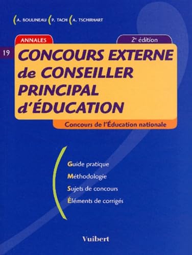 Concours externe de conseiller principal d'éducation.: Annales, 2ème édition Books