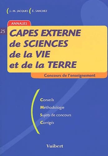 CAPES externe de Sciences de la Vie et de la Terre Books