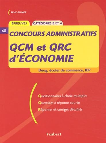 Qcm Et Qrc D'Economie Concours Administratifs Categories B Et A Books