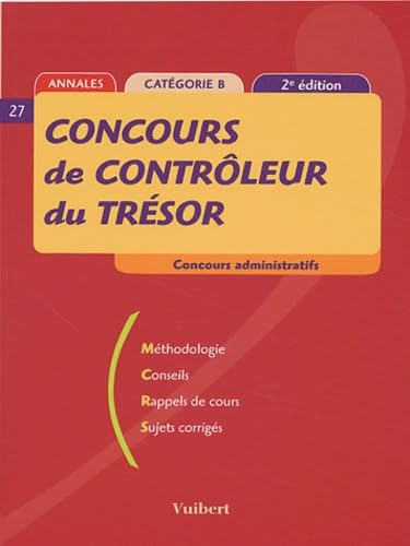 Concours de contrôleur du Trésor ( 2ème édition 2003): Concours administratifs, catégorie B book